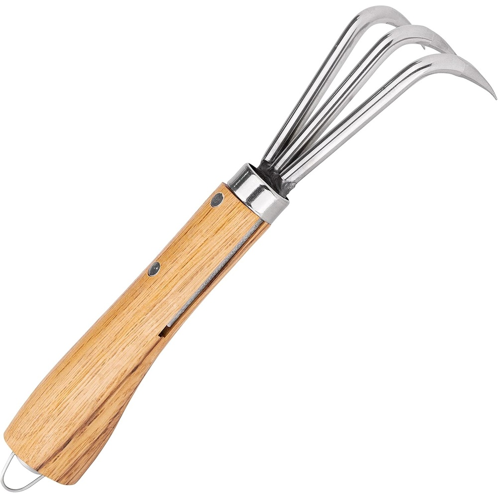 Nisaku NJP956 Nekaki Nihondume Handheld Double Claw Cultivator